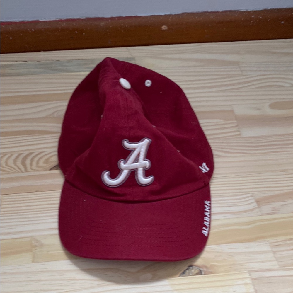 Red Alabama Cap with Logo
